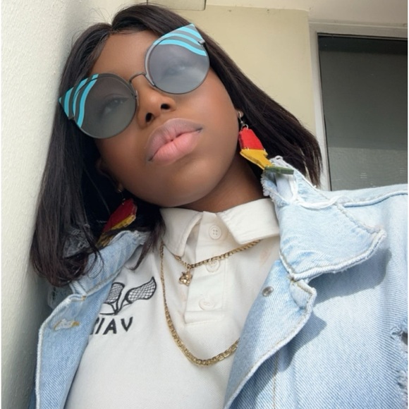 New - 💯 Auth Fendi Hypnoshine Blue-Aqua Gradient Round Sunglasses FF 0215/S 00… - Picture 8 of 17